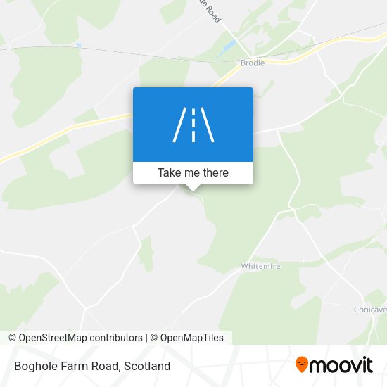 Boghole Farm Road map