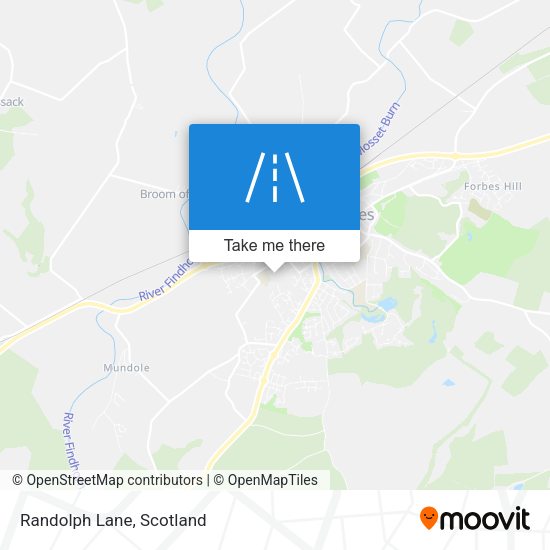 Randolph Lane map