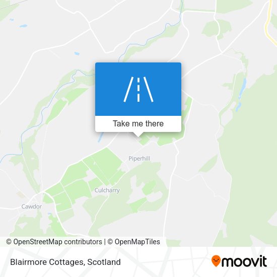 Blairmore Cottages map