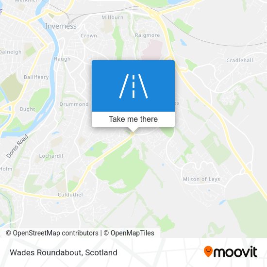 Wades Roundabout map