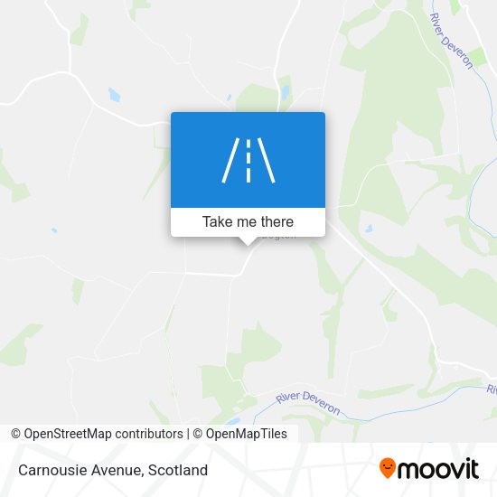 Carnousie Avenue map