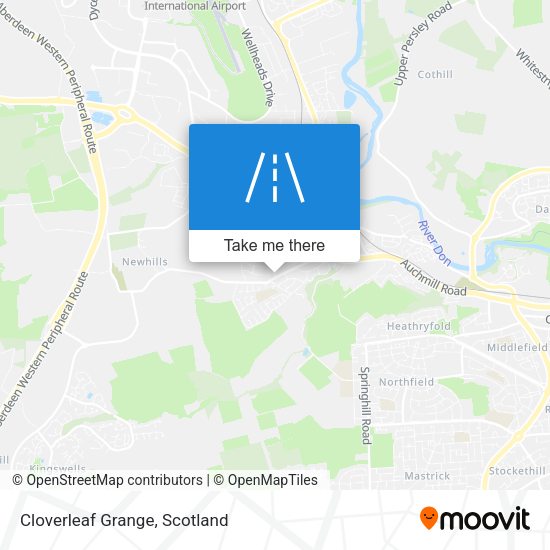Cloverleaf Grange map