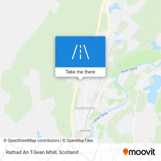 Rathad An T-Sean Mhill map