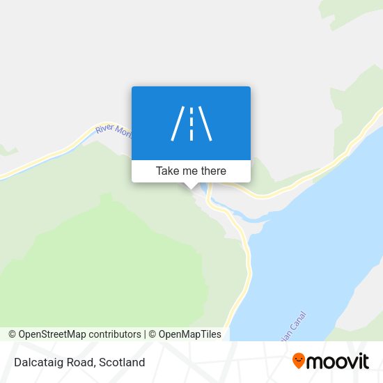 Dalcataig Road map