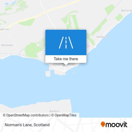 Norman's Lane map