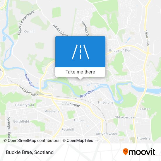 Buckie Brae map