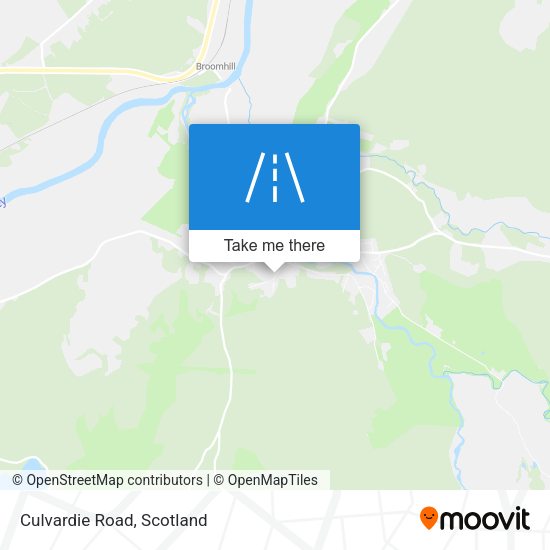 Culvardie Road map