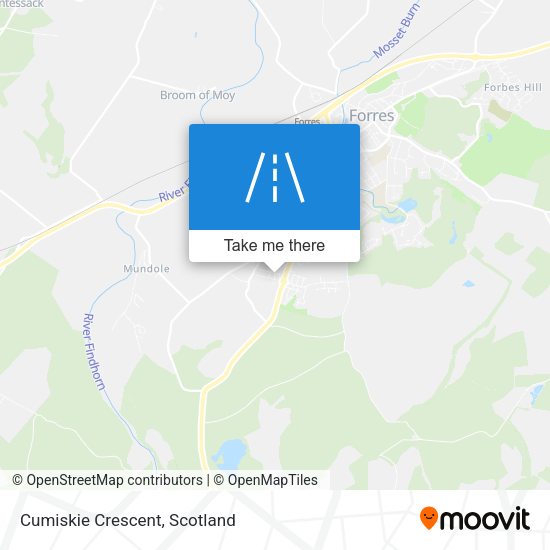Cumiskie Crescent map