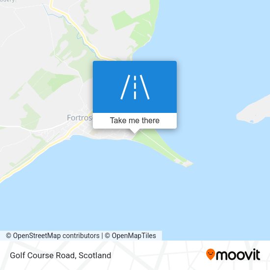 Golf Course Road map