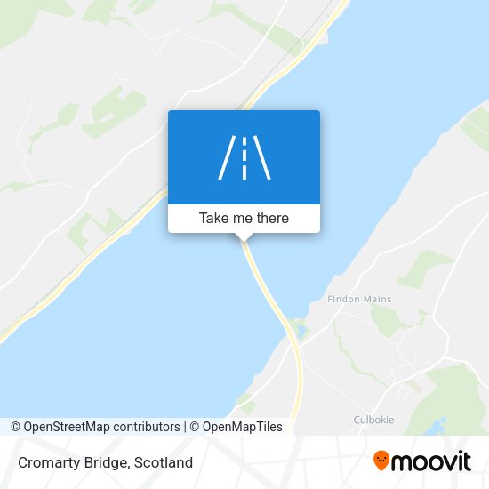 Cromarty Bridge map