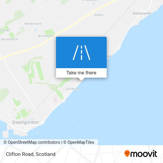 Clifton Road map