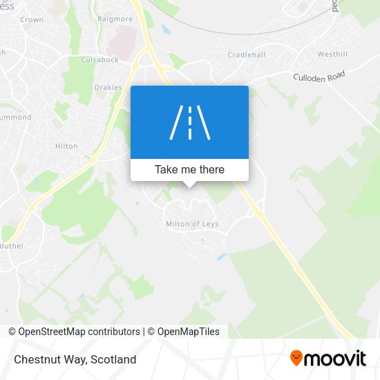 Chestnut Way map