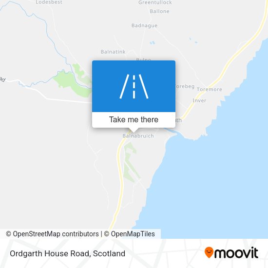 Ordgarth House Road map
