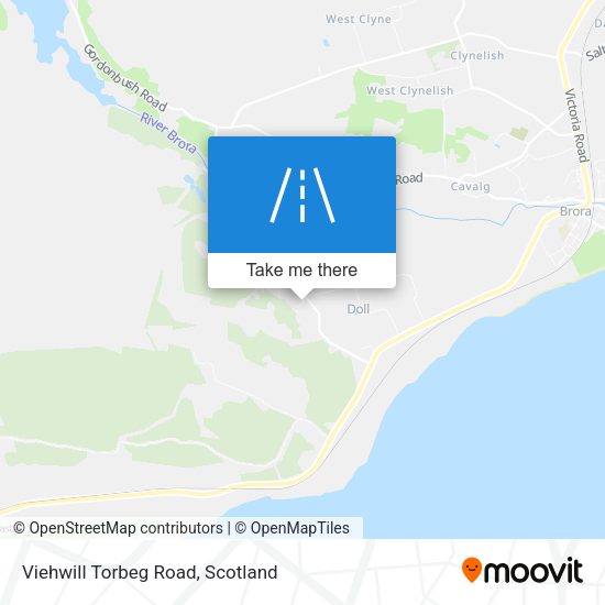 Viehwill Torbeg Road map