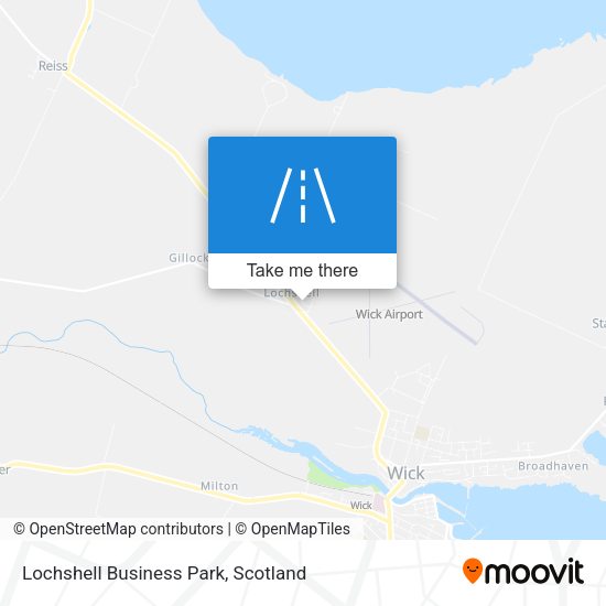 Lochshell Business Park map