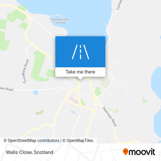 Walls Close map