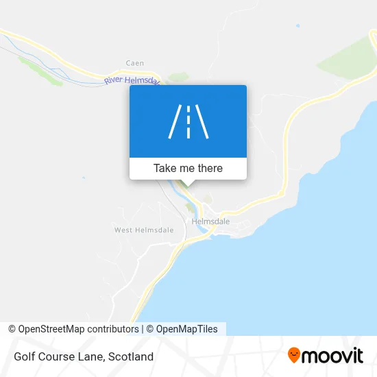 Golf Course Lane map