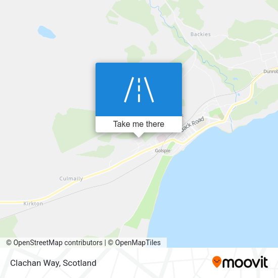 Clachan Way map