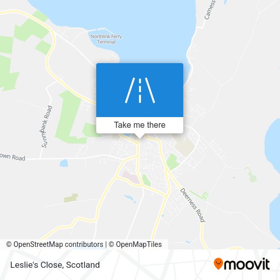 Leslie's Close map