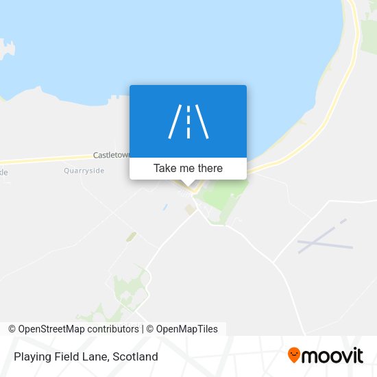 Playing Field Lane map