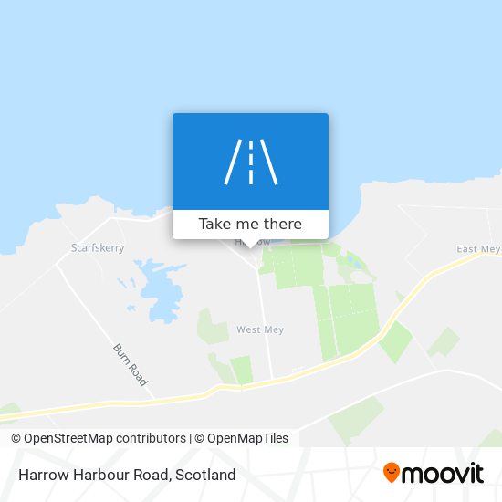 Harrow Harbour Road map
