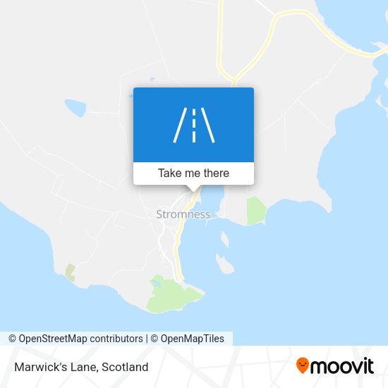 Marwick's Lane map