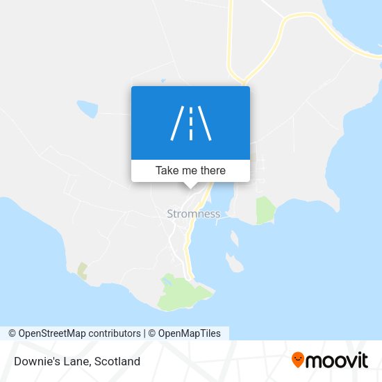 Downie's Lane map