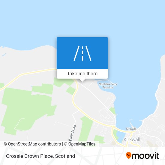 Crossie Crown Place map