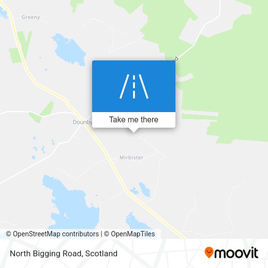 North Bigging Road map