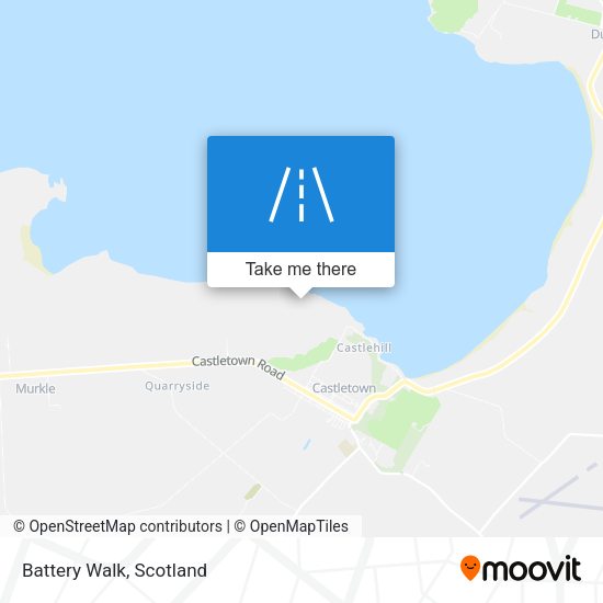 Battery Walk map