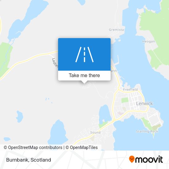 Burnbank map