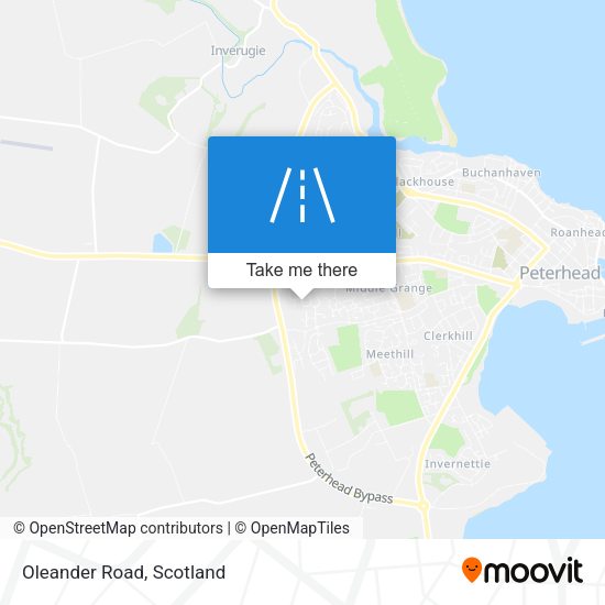 Oleander Road map