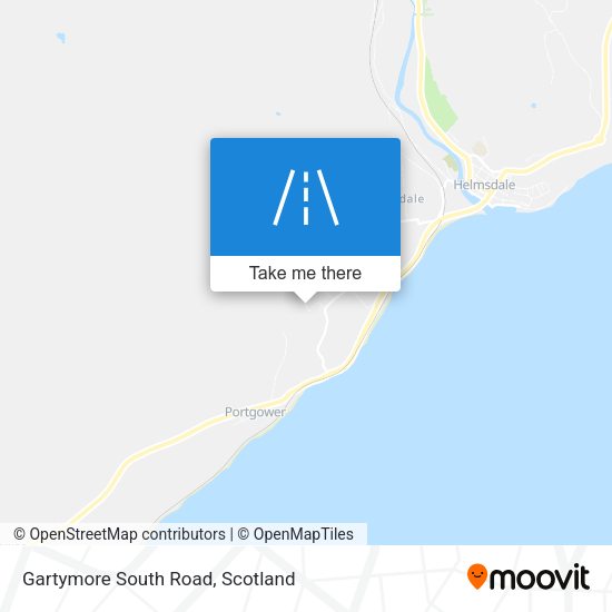 Gartymore South Road map