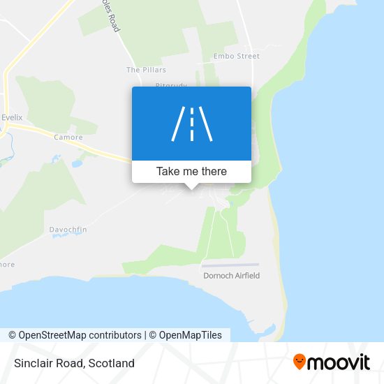 Sinclair Road map