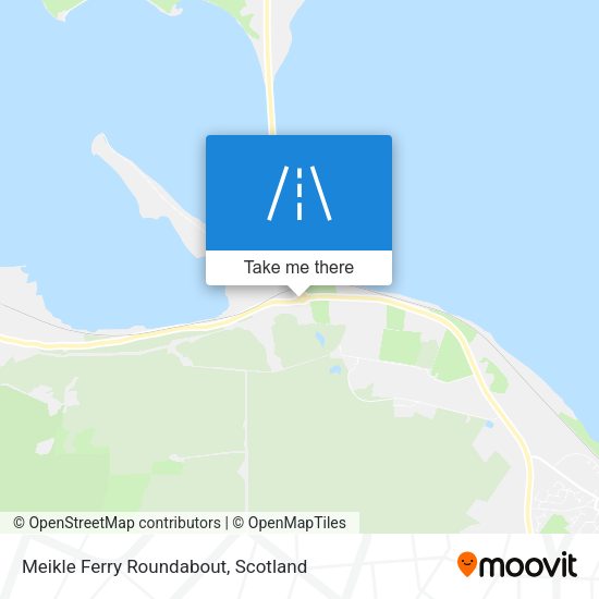 Meikle Ferry Roundabout map