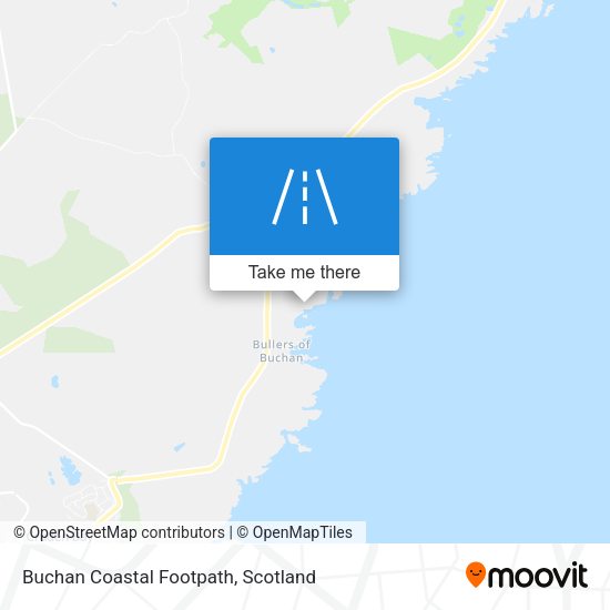 Buchan Coastal Footpath map