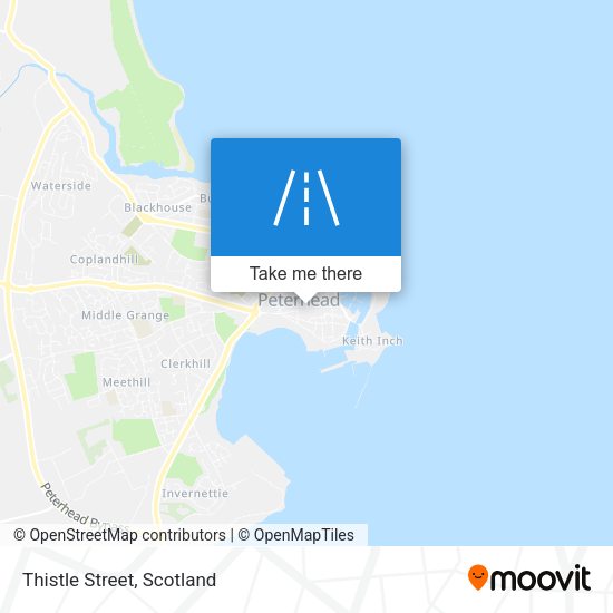 Thistle Street map