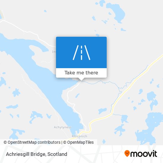 Achriesgill Bridge map