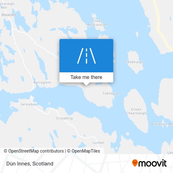Dùn Innes map