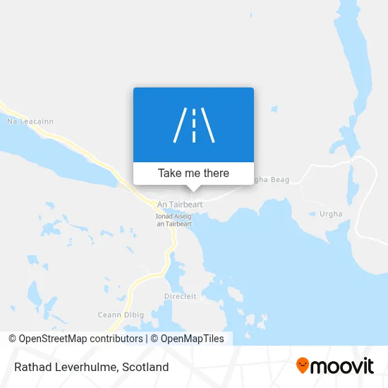 Rathad Leverhulme map