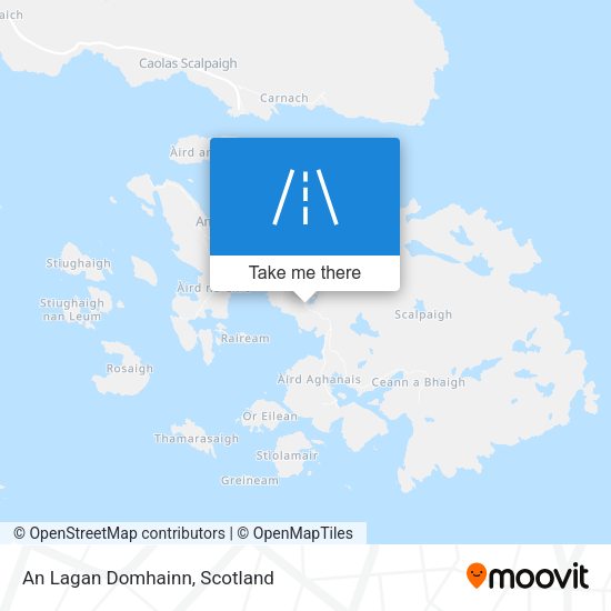 An Lagan Domhainn map