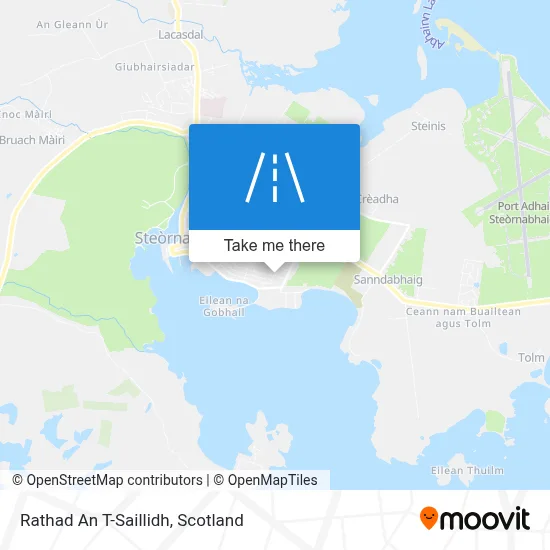 Rathad An T-Saillidh map