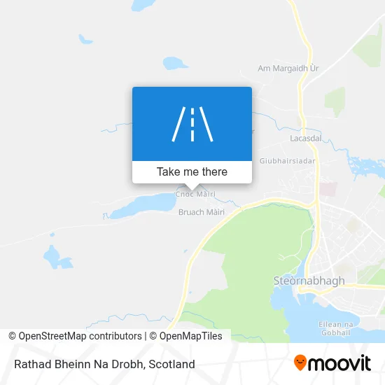 Rathad Bheinn Na Drobh map