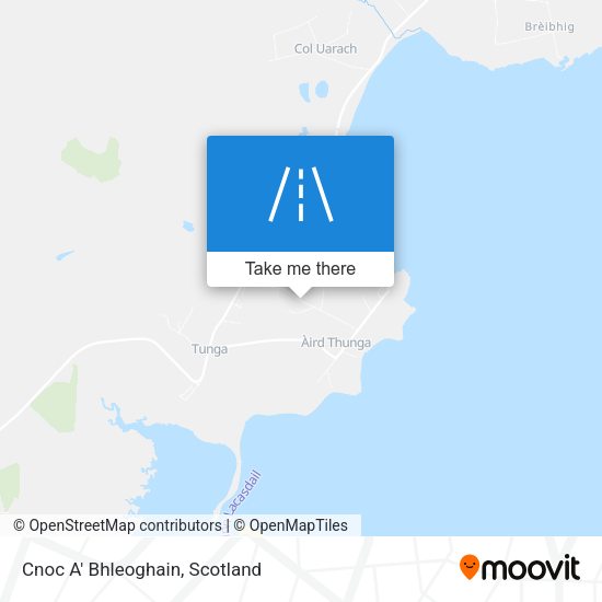 Cnoc A' Bhleoghain map