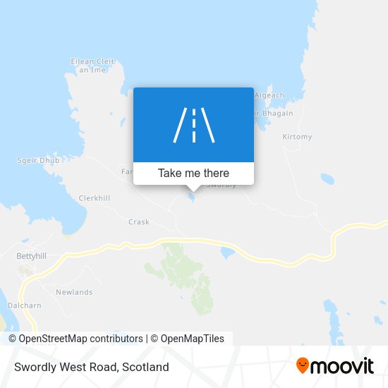 Swordly West Road map