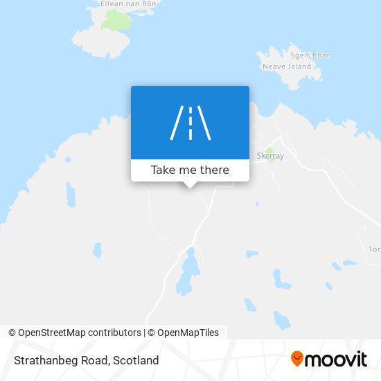 Strathanbeg Road map