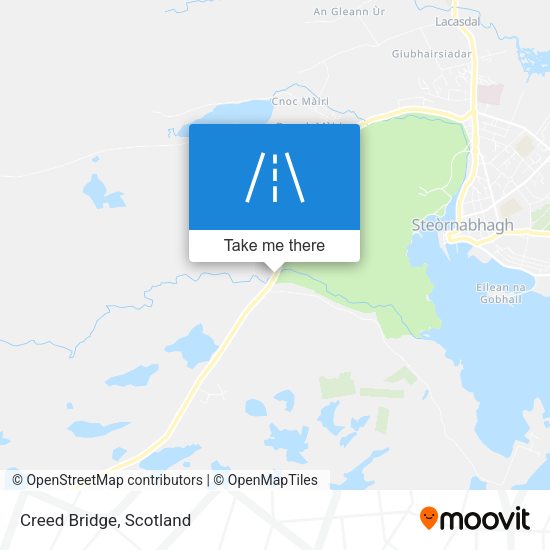 Creed Bridge map