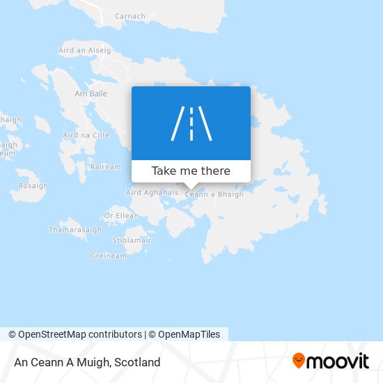 An Ceann A Muigh map