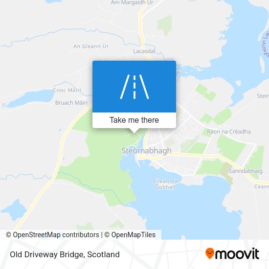 Old Driveway Bridge map