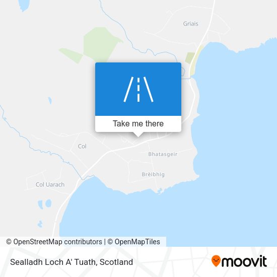 Sealladh Loch A' Tuath map